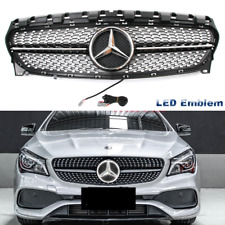 Front Grille W/LED Star For 2013-2019 Mercedes-Benz W117 CLA180 CLA250 CLA200 picture