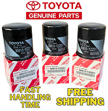 90915-YZZD1 GENUINE TOYOTA OIL FILTER SET OF 3 + 3 DRAIN GSKTS OEM FAST SHIPPING picture