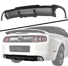 2 Vent Rear Bumper Diffuser Lip Fits 13-14 Ford Mustang Shelby GT500 Matte Black picture