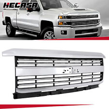 HECASA Chrome Grille Assembly For Chevy Silverado 2500 HD 3500 HD 15-19 23335298 picture