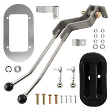 Stainless Twin-stick Shifter + Boot Kit for NP205 8-Bolt Transfer Case NP205GM8 picture