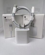 OEM Original Genuine Apple iPhone Lightning Charger Cable 3ft 20W Power Adapter picture