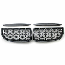 For BMW 3 Series E90 E91 05-08 Diamond Black Front Kidney Dual Slat Grill Grille picture