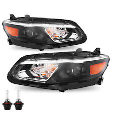 Headlights For 2016-2018 Chevy Malibu Halogen Projector Driver+Passenger Side picture