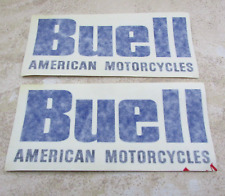2 OEM Buell S1 American Motorcycle Fuel Gas Tank Decal, Blue/Navy Part # M0740.G picture