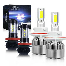 For Ford Freestyle 2005-2007 White LED Headlight+Fog Light 4 Bulbs Combo Kit picture