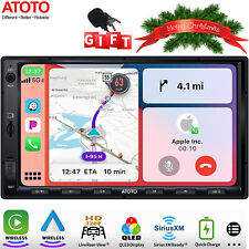 ATOTO 7IN Double Din Car Stereo SiriusXM GPS Radio Wireless Android Auto Carplay picture