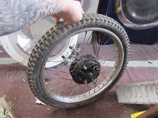 1978 Yamaha DT 100 Complete Front Straight Wheel Rim Assembly picture