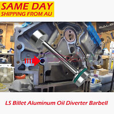 LS Billet Aluminum Oil Diverter Barbell 4.8 5.3 5.7 6.0 6.2 7.0 LS1 LS2 LS3 LQ4 picture