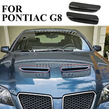 Carbon fiber engine hood air outlet vent moulding cover trim for Pontiac G8 picture