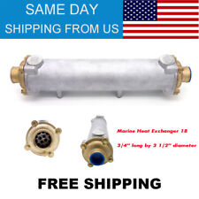 New Marine Heat Exchanger 18 3/4” long by 3 1/2” diameter  US Stock picture