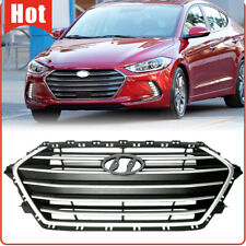 Fit For 2017-2018 Hyundai Elantra Front Bumper Grille With Chrome Trim Grill picture