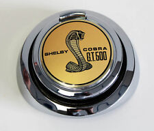 NEW 1967 - 1968 Mustang Shelby Cobra Gas Cap Gold Pop Open  Snake GT500 Emblem picture