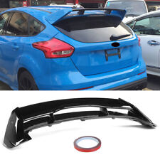 For 13-18 Ford Focus Hatchback JDM RS Style GLOSSY BLACK Rear Roof Wing Spoiler picture