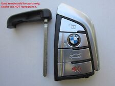 USED OEM BMW SMART KEY KEYLESS REMOTE N5F-ID21A / 4 BUTTON picture