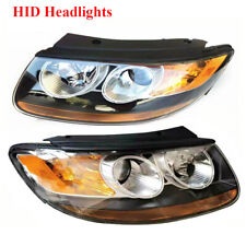 Pair Headlights Set Left+Right Head Lamp Assembly For 2007-2012 Hyundai Santa Fe picture