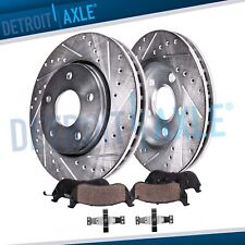 Front Drilled Rotors and Ceramic Brake Pads for Mercedes-Benz C350E E300 GLC300 picture