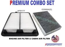 PREMIUM COMBO Air Filter + CARBONIZED Cabin Filter For 2014 - 2020 NISSAN Rogue  picture