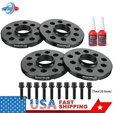 4x Wheel Spacers 5x100 5x112 15 MM & 20 MM 57.1 mm w/ stud for Audi VolksWagen picture