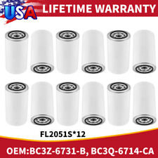 12 PCS Engine Oil Filters For Ford F-250 F-350 F-450 Super Duty 6.7L FL2051S US picture