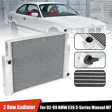 Core 2 Row Aluminum Radiator For 1992-1999 BMW E36 320i 323i 325i 328i Manual MT picture