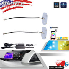 For 2013-2014 Ford Mustang RGBW DRL LED Boards w/Bluetooth Controller Headlights picture