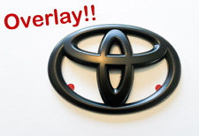 NEW 2022 23 24 Tundra Overlay Matte Blackout Overlay Front Grille Emblem Badge picture