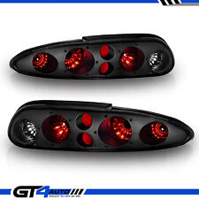 Fit 1993-2002 Chevy Camaro Black Smoke Brake Tail Lights Altezza lights Pair picture