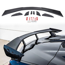 Carbon Fiber Look Rear Trunk Lid High Wing Spoiler For 20-up Corvette C8 ABS picture