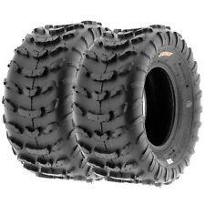Pair of 2, 22x10-10 22x10x10 Quad ATV All Terrain AT 6 Ply Tires A006 by SunF picture