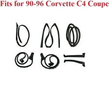 Full Weatherstrip Kit Set Weather Strip Seal Fits For 90-96 Corvette C4 Coupe picture