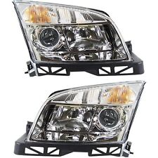 Headlight Set For 2006-2009 Mercury Milan Left and Right With Bulb 2Pc picture