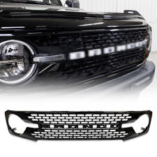 IAG I-Line Front Grille Black OEM High End Style for Ford Bronco 2021+ 2/4 Door picture