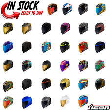 2024 ICON AIRFLITE FULL FACE DOT MOTORCYCLE HELMET - PICK SIZE AND GRAPHIC COLOR picture