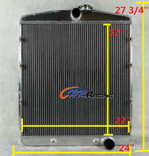 3 Row for 1949 1950 OLDSMOBILE Series 78 88 98 CHEVY V8 AT Aluminum Radiator picture