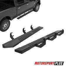 Pair Running Boards Side Step Bars For 2017-2024 Ford F250 Super Duty Crew Cab picture