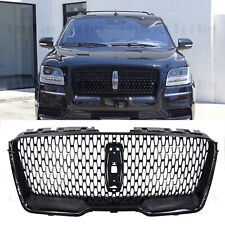 Fit Lincoln Navigator 2018-2021 Front Upper Grille Sport Gloss Black  picture