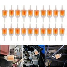 20 Pcs Motor Inline Gas Oil Fuel Filter Small Engine Fit For 1/4'' 5/16
