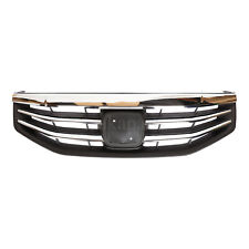 For 2011 2012 Honda Accord Sedan Front Bumper Grille Hood Grill Chrome HO1200203 picture
