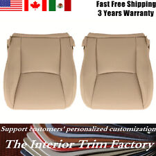 Front Side Bottom Replacement Leather Seat Cover fits 2003-2009 Lexus GX470 Tan picture