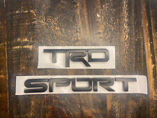 Genuine Toyota TRD SPORT Emblems Kit Black PT413-0C180-02 picture