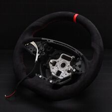 Real Alcantara Leather Customized Sport Steering Wheel For Corvette C7 W/Heated picture