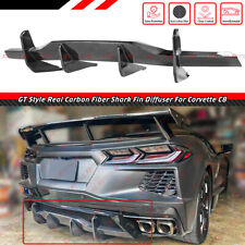 For 2020-23 Corvette C8 Z51 STG 3 Add-On Real Carbon Fiber Rear Bumper Diffuser picture