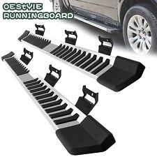 Fit 2004-2014 Ford F150 Super Crew Cab Running Board Side Step Nerf Bar Chrome V picture
