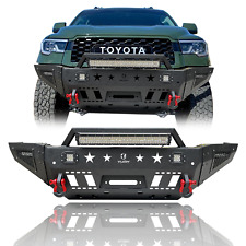 Vijay For 2011-2016 Toyota Sequoia Steel Front Bumper W/Winch Plate&LED Lights picture