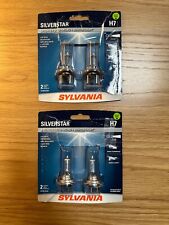 Sylvania Silverstar H7 Pair Set High Performance Headlight 4 Bulbs, 2 sets of 2 picture