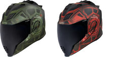 NEW ICON Airflite Blockchain Helmet MOTORCYCLE CRUISER picture