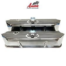 Ford FE 427 American Eagle Valve Covers Polished - Die-Cast Aluminum - SECONDS picture