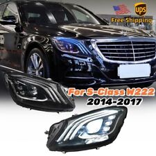 Upgrade LED Headlights For 2014-2017 Mercedes-Benz S-Class W222 DRL Front Lamps picture