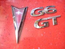 2005-2010 Pontiac G6 Emblem Logo Symbol Letters Badge Trunk Lid Rear Chrome OEM picture